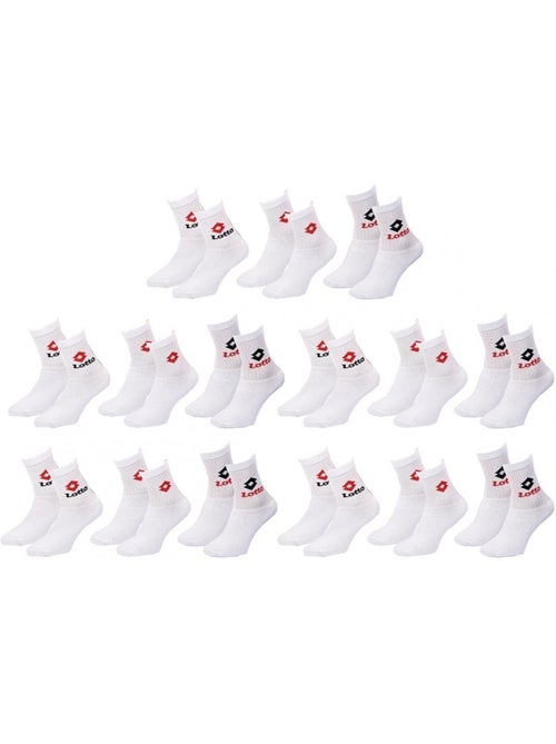 Chaussettes Enfant LOTTO TENNIS CREW - Pack de 15 - Kiabi
