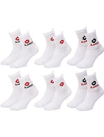Chaussettes Enfant LOTTO TENNIS CREW - Pack de 6