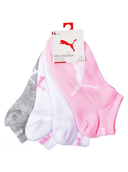Chaussettes Enfant PUMA Socquettes - Pack de 4 - Kiabi