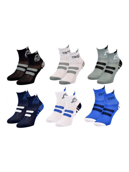 Chaussettes Enfant QUARTER KAPPA - Pack de 6 - Kiabi