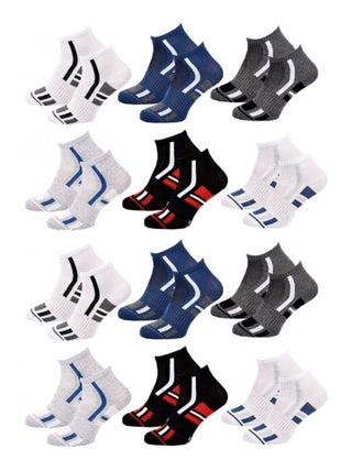 Chaussettes Enfant QUARTER SERGIO TACCHINI Lot de 12 - Pack de 12