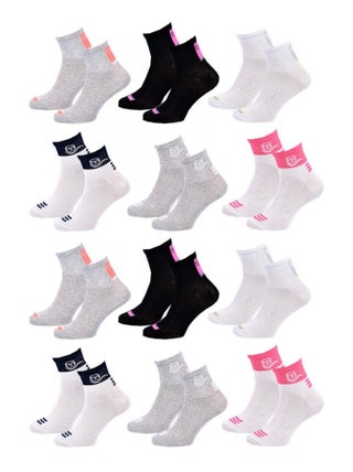 Chaussettes Enfant QUARTER SERGIO TACCHINI Lot de 12 - Pack de 12