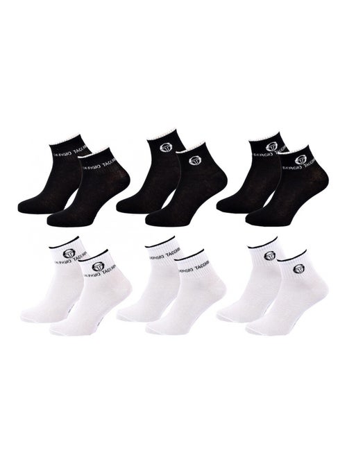 Chaussettes enfant QUARTER SERGIO TACCHINI Lot de 6 - Pack de 6 - Kiabi
