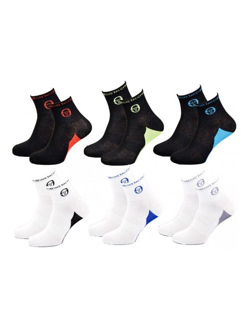 Chaussettes Enfant SERGIO TACCHINI Socquettes en Coton Majoritaire - Pack de 12 - Kiabi