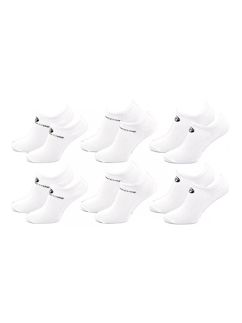 Chaussettes Enfant SERGIO TACCHINI Socquettes en Coton Majoritaire - Pack de 6 Multicolore - Kiabi