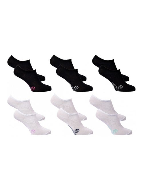 Chaussettes Enfant SERGIO TACCHINI Socquettes en Coton Majoritaire - Pack de 6 - Kiabi