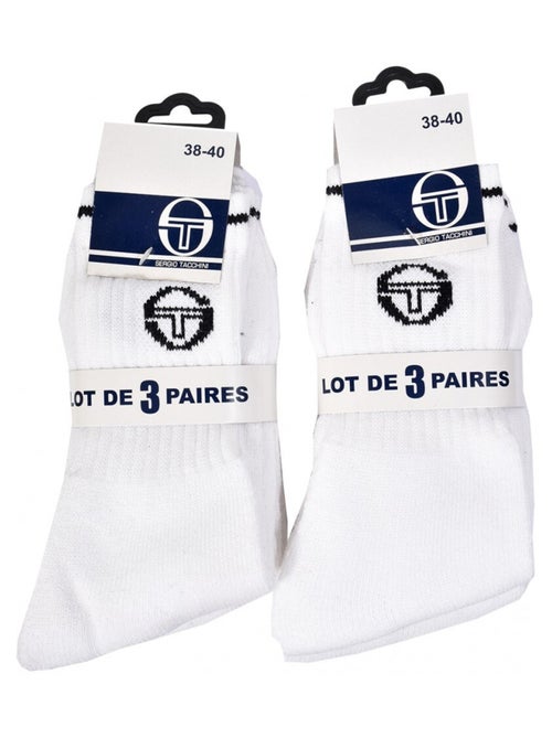 Chaussettes Enfant SERGIO TACCHINI TENNIS CREW Coton Majoritaire Confort et Qualité - Pack de 12 - Kiabi Chaussettes Enfant SERGIO TACCHINI TENNIS CREW Coton Majoritaire Confort et Qualité - Pack de 12 - Kiabi