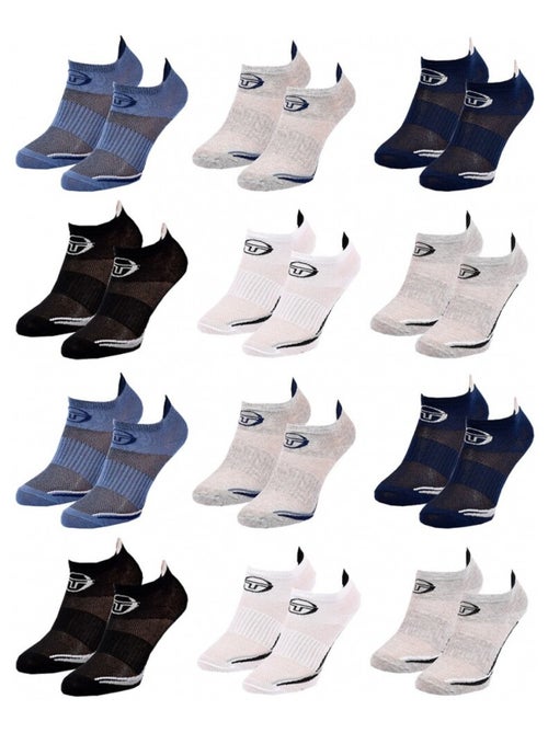 Chaussettes Enfant SNEAKER SERGIO TACCHINI - Pack de 12 - Kiabi