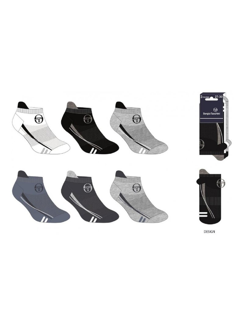 Chaussettes Enfant SNEAKER SERGIO TACCHINI - Pack de 12 Multicolore - Kiabi