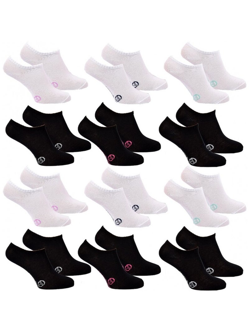 Chaussettes Enfant SNEAKER SERGIO TACCHINI - Pack de 12 Multicolore - Kiabi