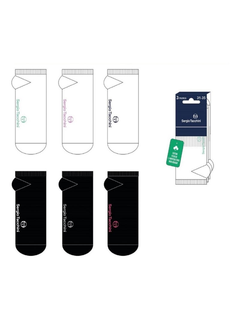 Chaussettes Enfant SNEAKER SERGIO TACCHINI - Pack de 12 Multicolore - Kiabi