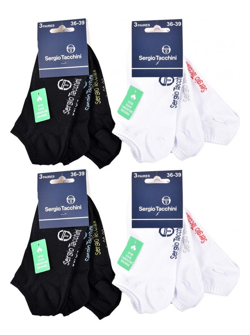 Chaussettes Enfant SNEAKER SERGIO TACCHINI - Pack de 12 Multicolore - Kiabi