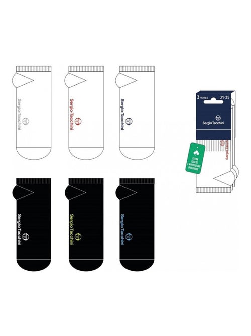 Chaussettes Enfant SNEAKER SERGIO TACCHINI - Pack de 12 - Kiabi