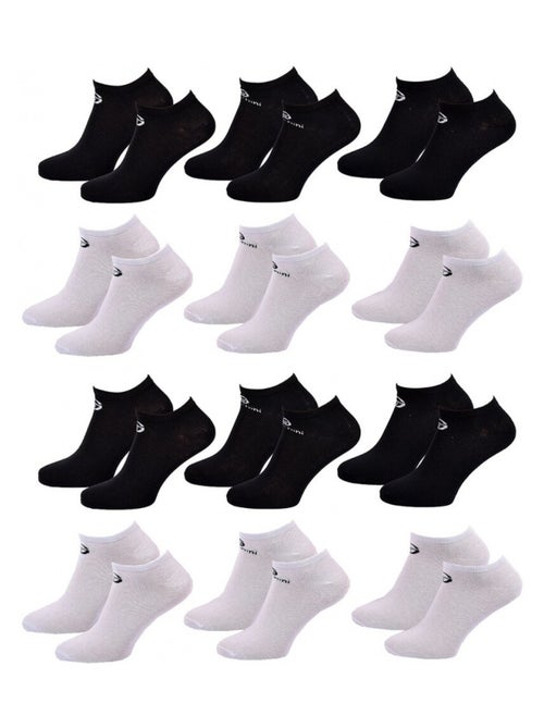 Chaussettes Enfant SNEAKER SERGIO TACCHINI Lot de 12 - Pack de 12 - Kiabi