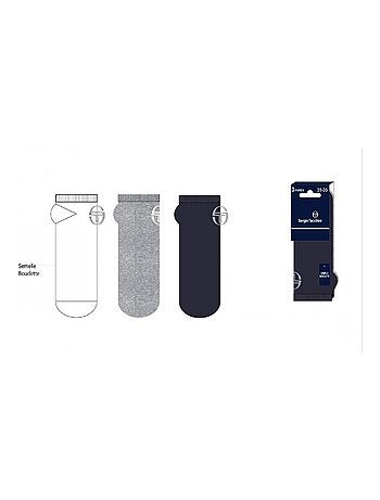 Chaussettes Enfant SNEAKER SERGIO TACCHINI Lot de 6 - Pack de 6