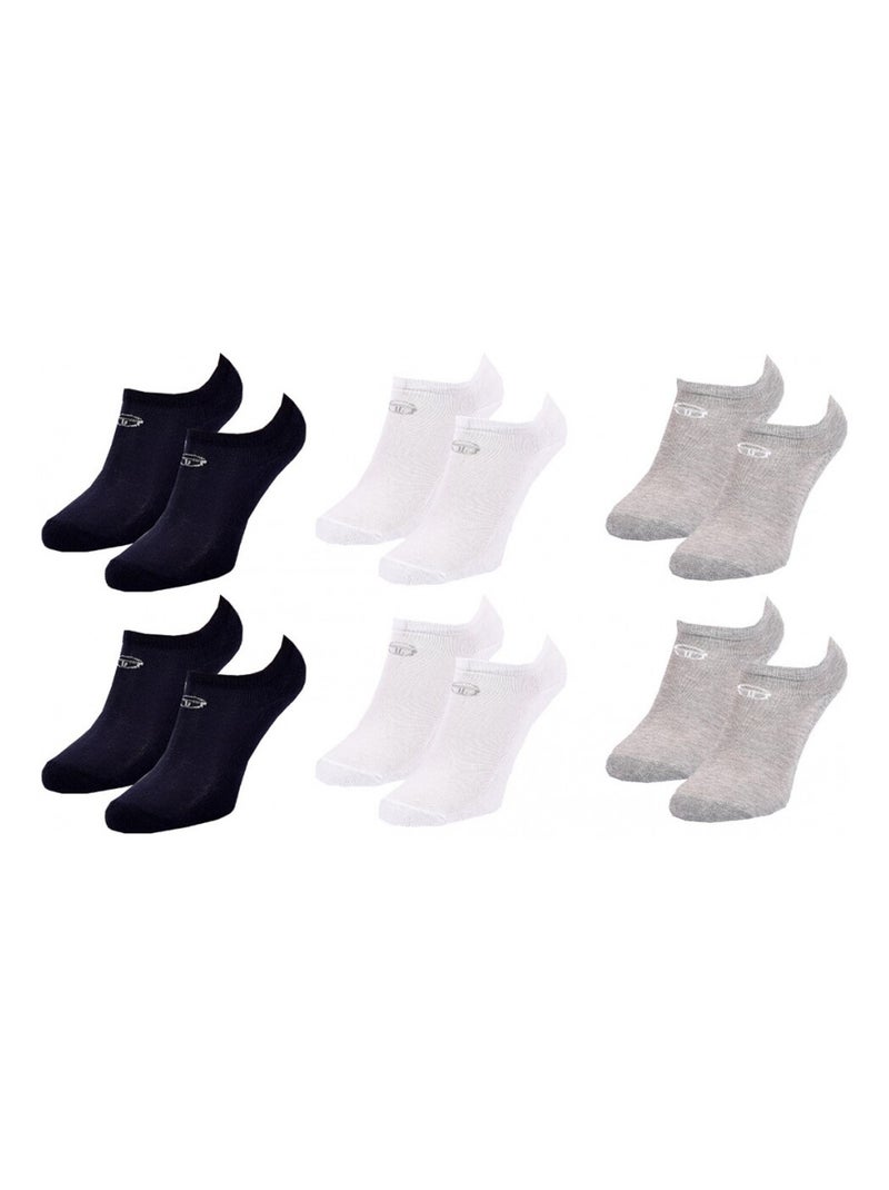 Chaussettes Enfant SNEAKER SERGIO TACCHINI Lot de 6 - Pack de 6 Multicolore - Kiabi