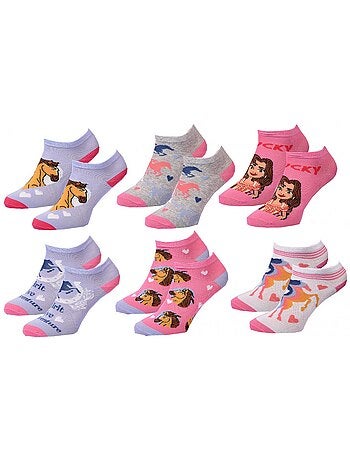 Chaussettes Enfant SPIRIT fantaisie -Assortiment modèles photos selon arrivages- - Pack de 9