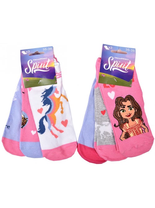 Chaussettes Enfant SPIRIT fantaisie -Assortiment modèles photos selon arrivages- - Pack de 9 - Kiabi