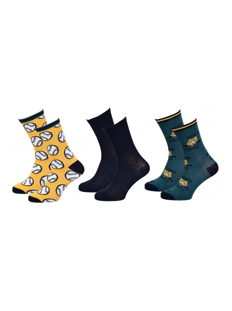 Chaussettes Enfant TWINDAY - Pack de 12 Multicolore - Kiabi