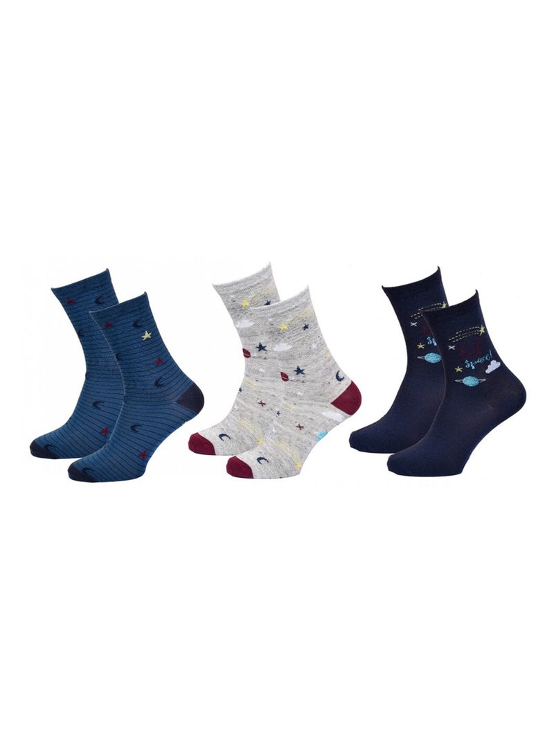 Chaussettes Enfant TWINDAY - Pack de 12 Multicolore - Kiabi
