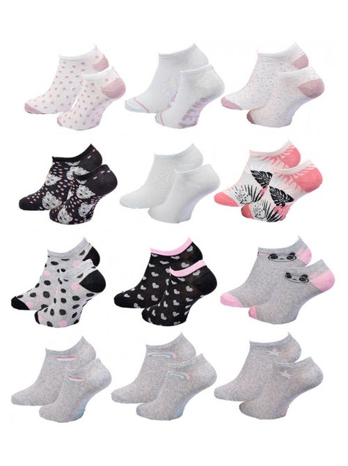 Chaussettes Enfant TWINDAY - Pack de 12 - Kiabi