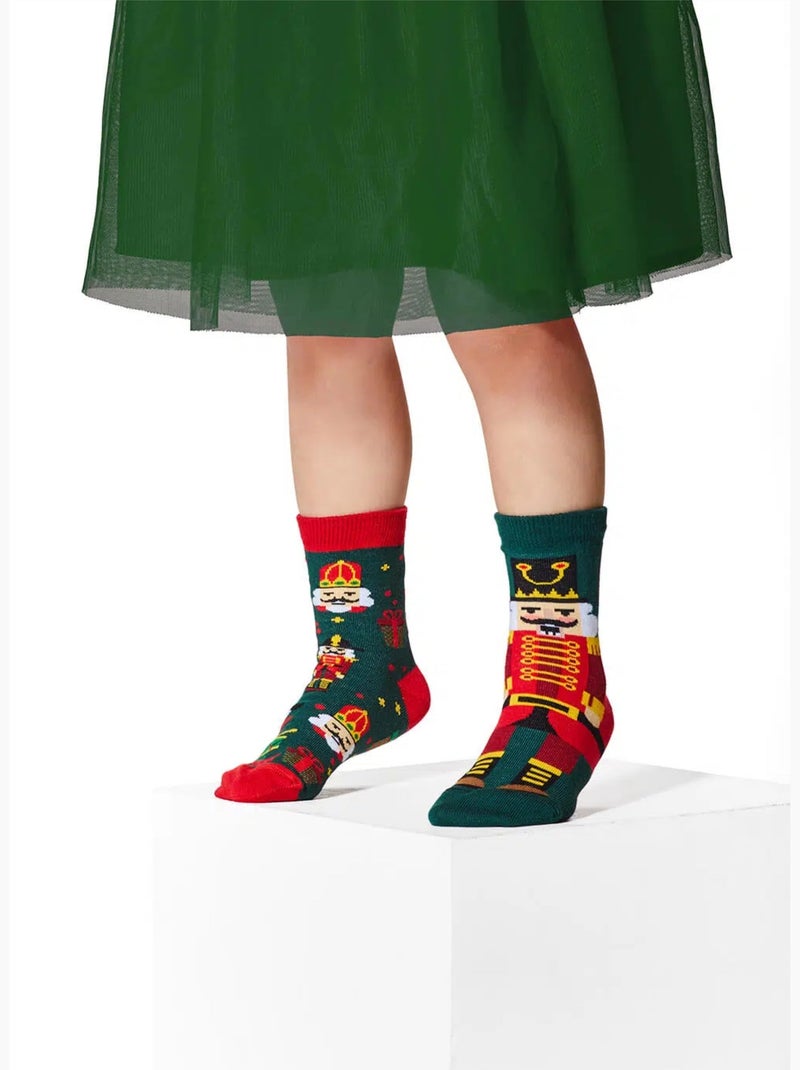 Chaussettes Enfants Casse-Noisettes Vert - Kiabi