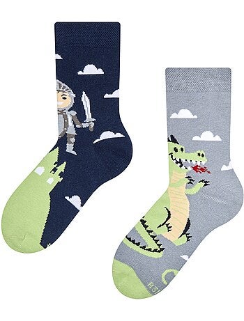 Chaussettes Enfants Chevaliers Courageux