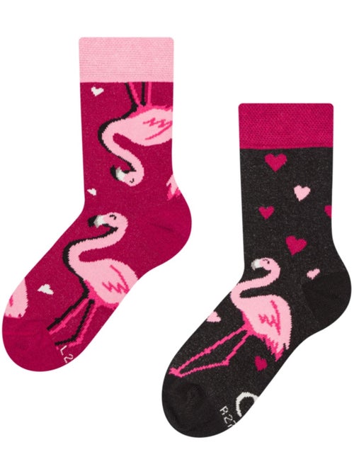 Chaussettes Enfants Cœurs & Flamants Roses - Kiabi Chaussettes Enfants Cœurs & Flamants Roses - Kiabi