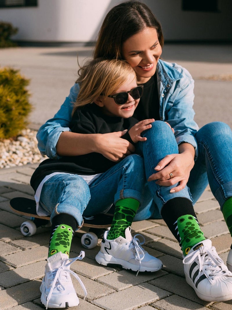 Chaussettes Enfants Crocodile Vert - Kiabi