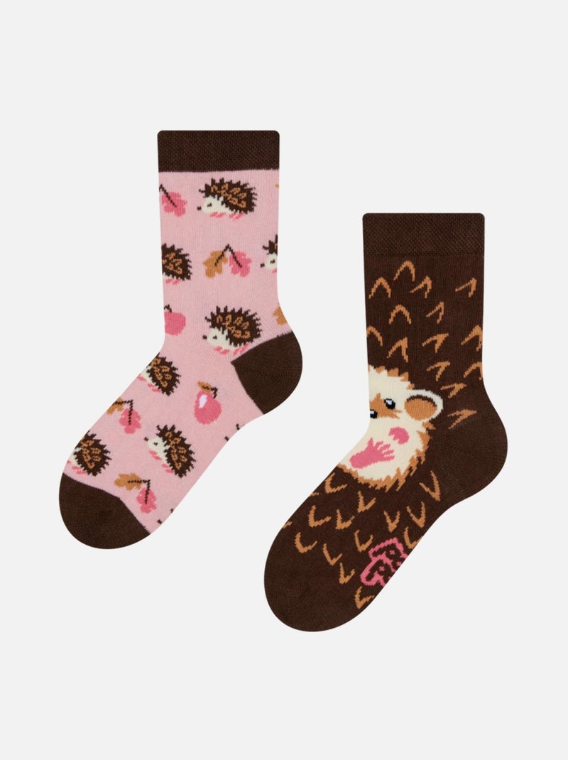 Chaussettes Enfants Dedoles  Hérissons Marron - Kiabi