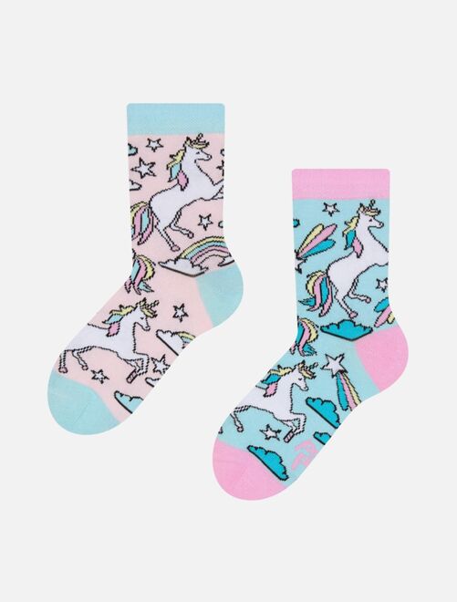 Chaussettes Enfants Dedoles  Licornes Arc-en-ciel - Kiabi