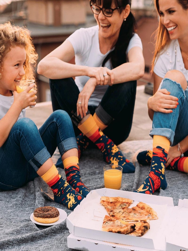 Chaussettes Enfants Dedoles  Monde de Dinosaures Bleu - Kiabi