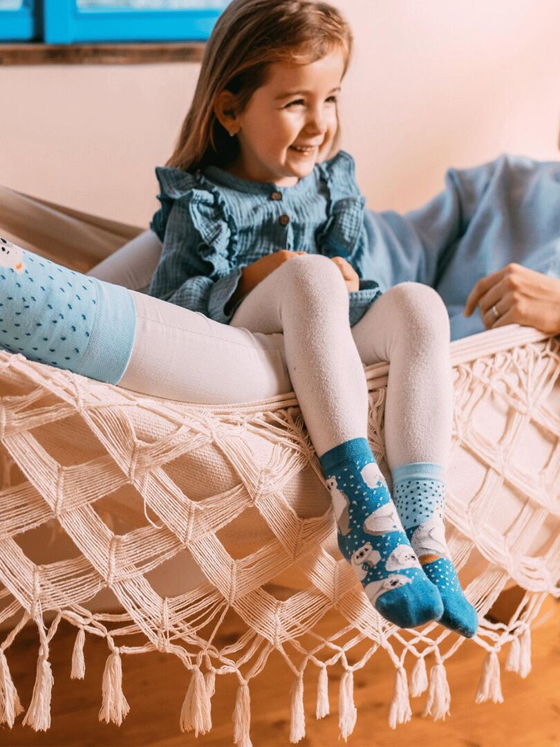 HERYEBING Chaussettes Thermiques Pour Enfants Douces Et Confortables En