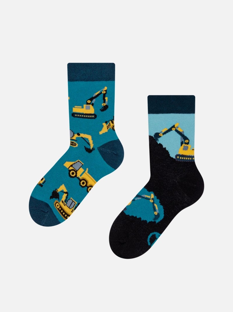 Chaussettes Enfants Dedoles  Pelleteuse Bleu - Kiabi