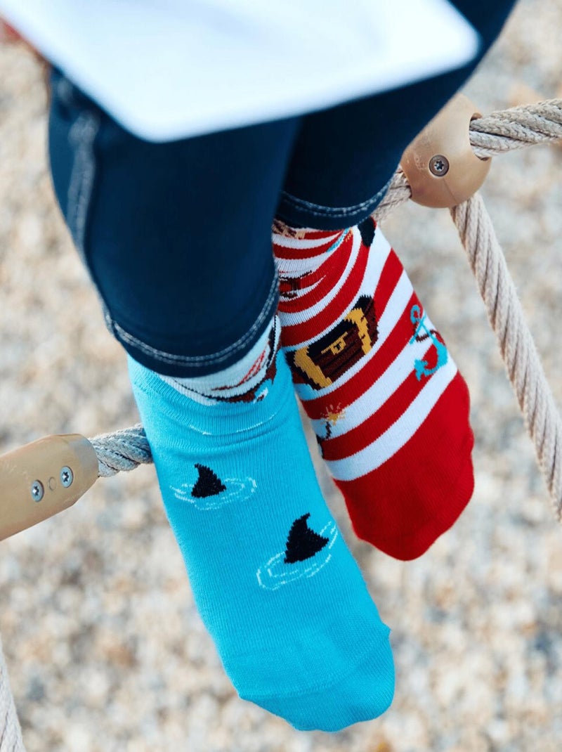 Chaussettes Enfants Dedoles  Pirates Bleu - Kiabi