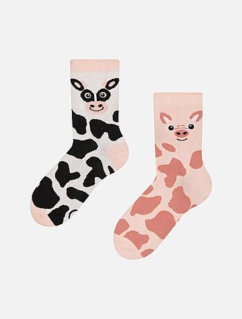 Chaussettes Enfants Dedoles Vache et Cochon