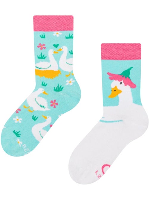 Chaussettes Enfants Oies & Fleurs - Kiabi Chaussettes Enfants Oies & Fleurs - Kiabi