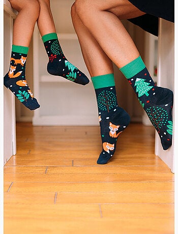 Chaussettes Enfants Renards Roux