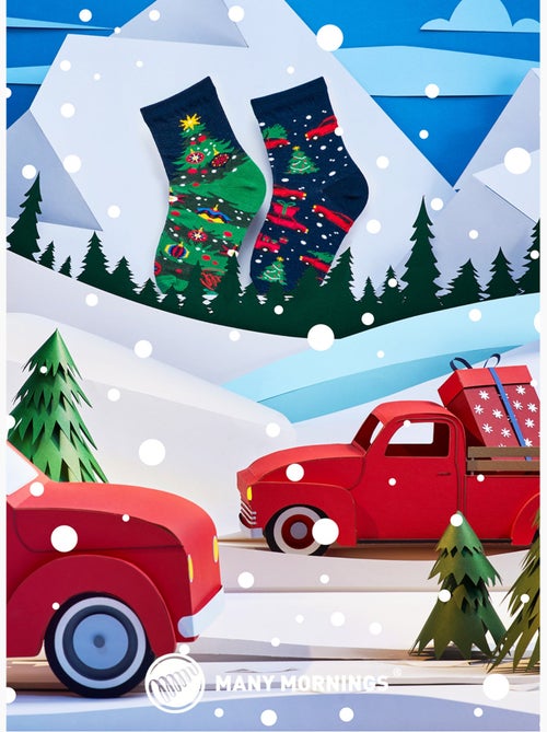 Chaussettes Enfants Xmas Tree - Kiabi Chaussettes Enfants Xmas Tree - Kiabi