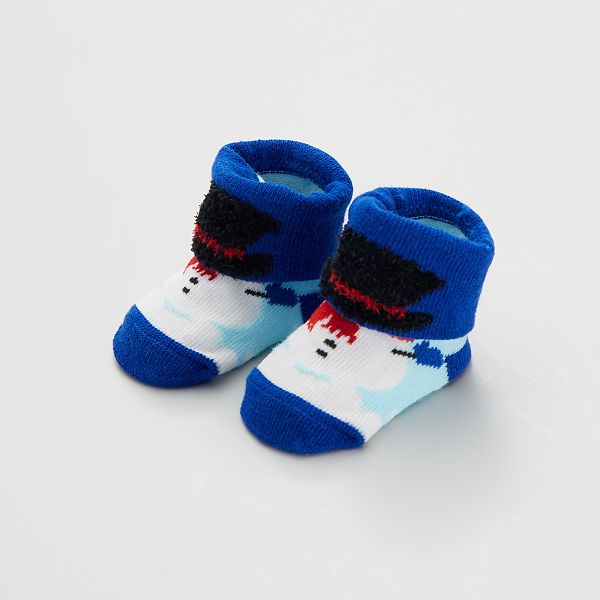 Chaussettes Esprit Noel Bebe Garcon Bonhomme Kiabi 2 00