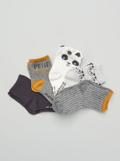 Chaussettes fantaisie - Lot de 5 - Kiabi