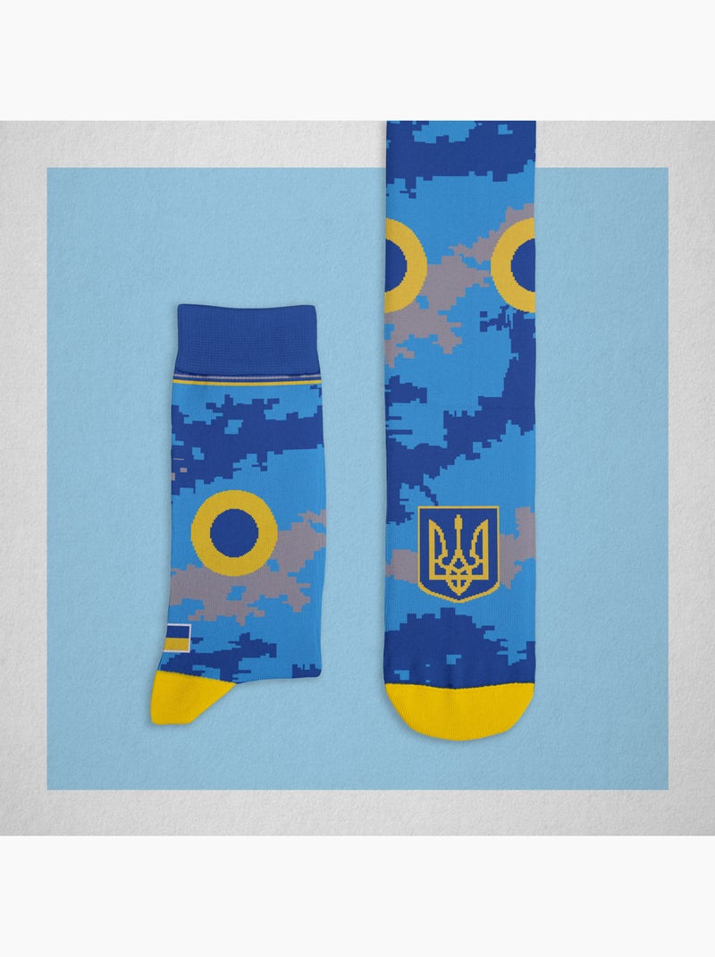 Chaussettes Fantôme de Kyiv Bleu - Kiabi