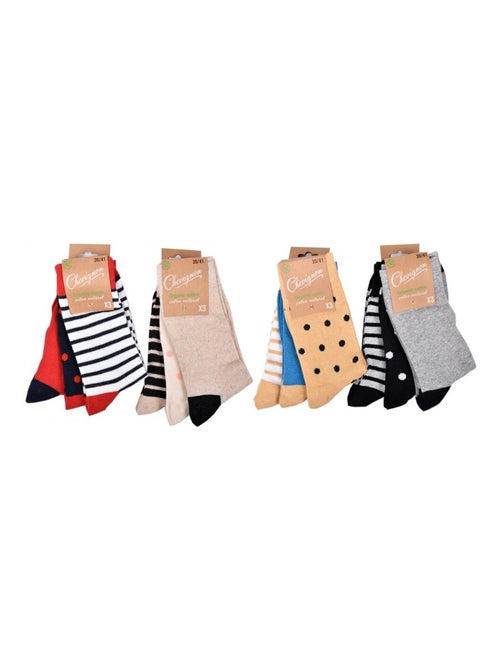 Chaussettes Femme CHEVIGNON - Pack de 12 - Kiabi Chaussettes Femme CHEVIGNON - Pack de 12 - Kiabi