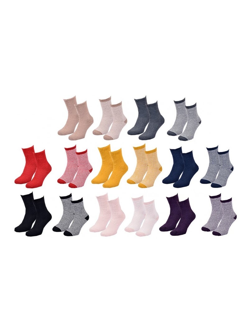 Chaussettes Femme CHEVIGNON - Pack de 6 Gris Multicolore Blanc - Kiabi