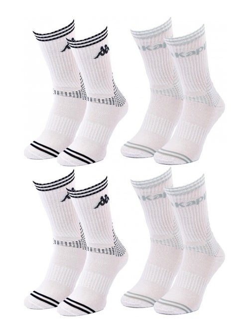 Chaussettes Femme CREW KAPPA - Pack de 4 - Kiabi