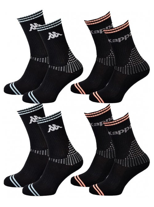 Chaussettes Femme CREW KAPPA - Pack de 4 - Kiabi