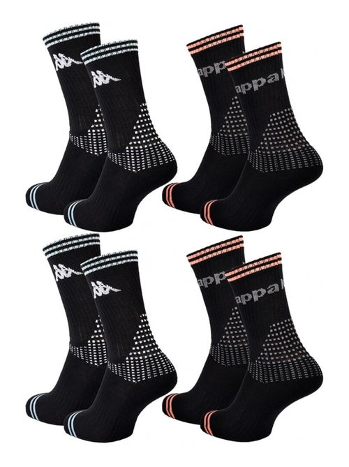 Chaussettes Femme CREW KAPPA - Pack de 4 - Kiabi