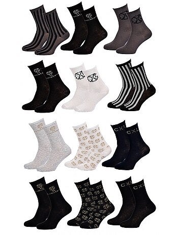 Chaussettes femme CXL By LACROIX Qualité et Confort - Pack de 12