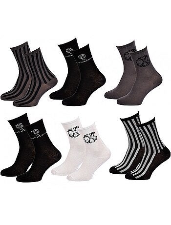 Chaussettes femme CXL By LACROIX Qualité et Confort - Pack de 12
