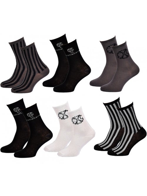 Chaussettes femme CXL By LACROIX Qualité et Confort - Pack de 12 - Kiabi